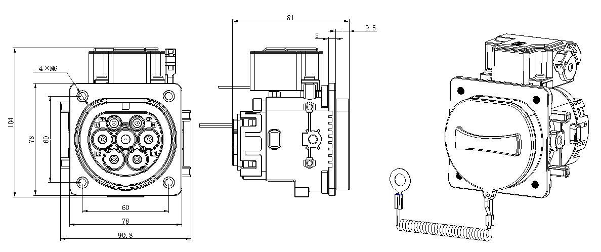 type-2-ac-charging-inlet-16a-32a-saichuan-electronic