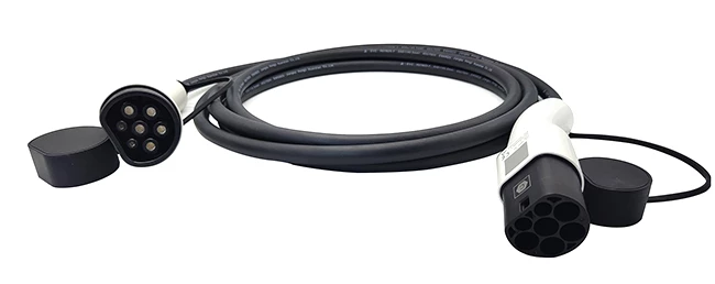 16a type2 to type2 ev charging cable